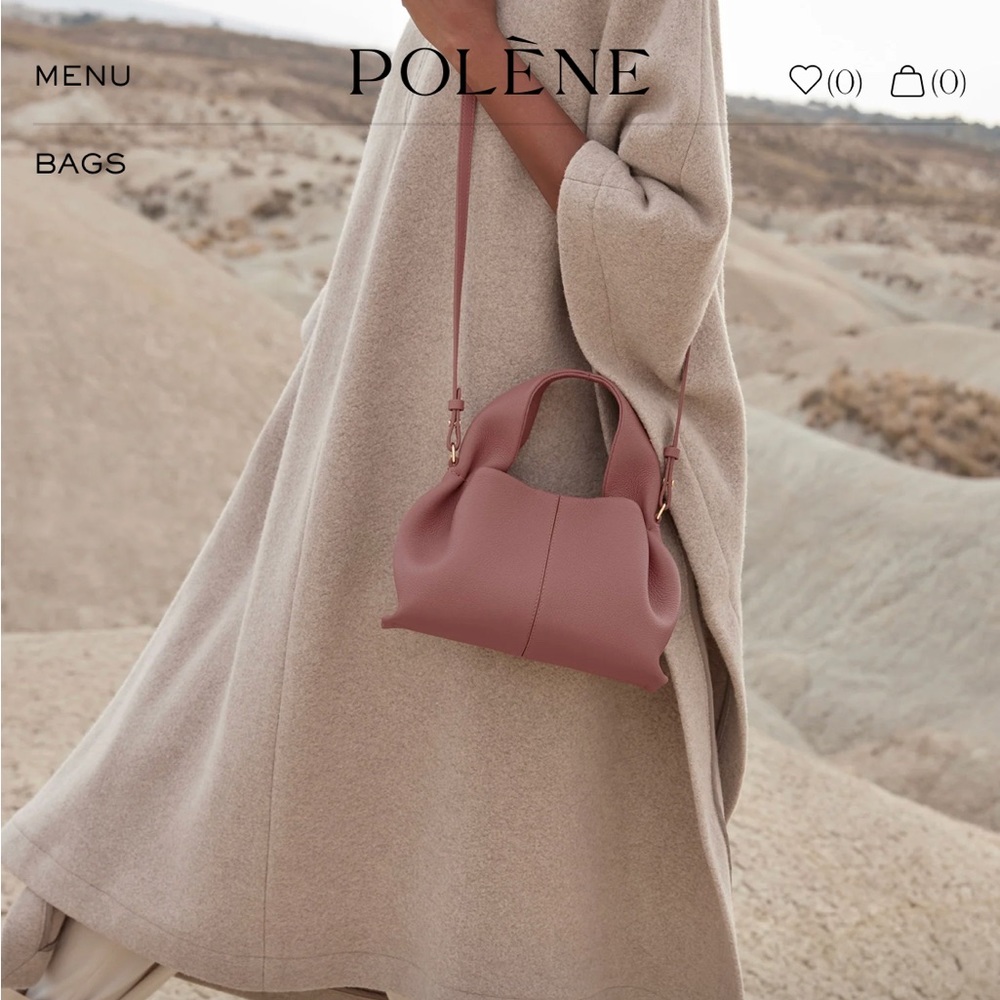 🌟💫Polene Numero Neuf Mini- Textured Blush.  BRAND NEW with dustbag and box.